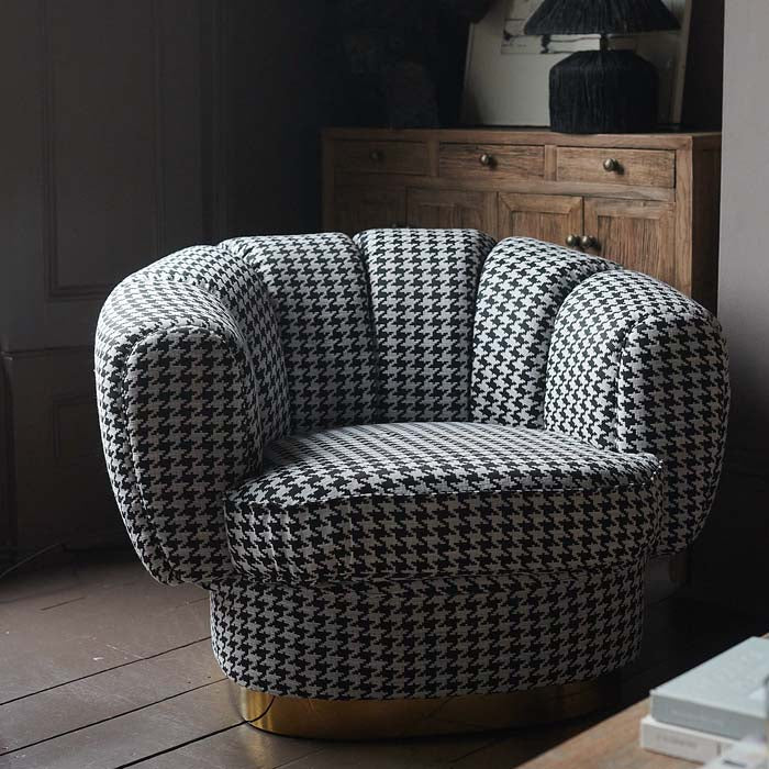 Mayfair Houndstooth Chair