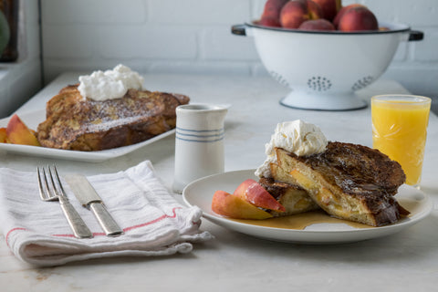 Peach-Stuffed French Toast