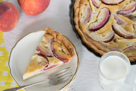 Peach Custard Pie