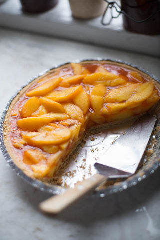 No-Bake Peach Pie