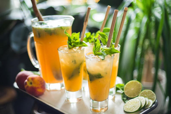 Party Peach Mojitos