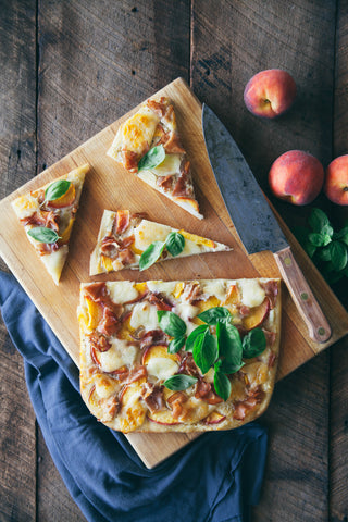 Peach Pizza