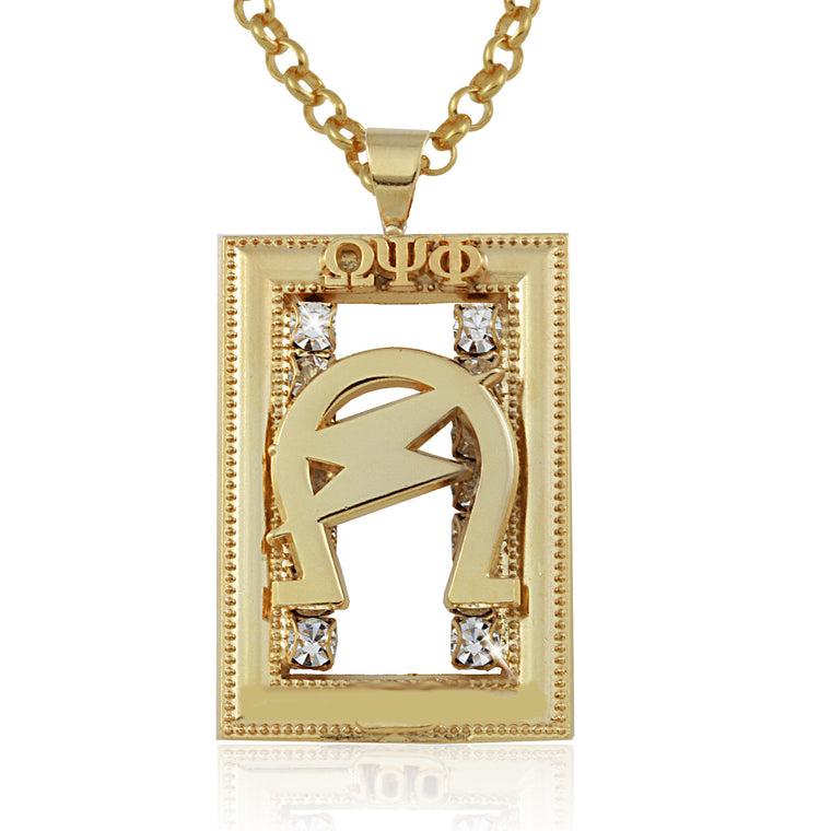 omega psi phi gold chain