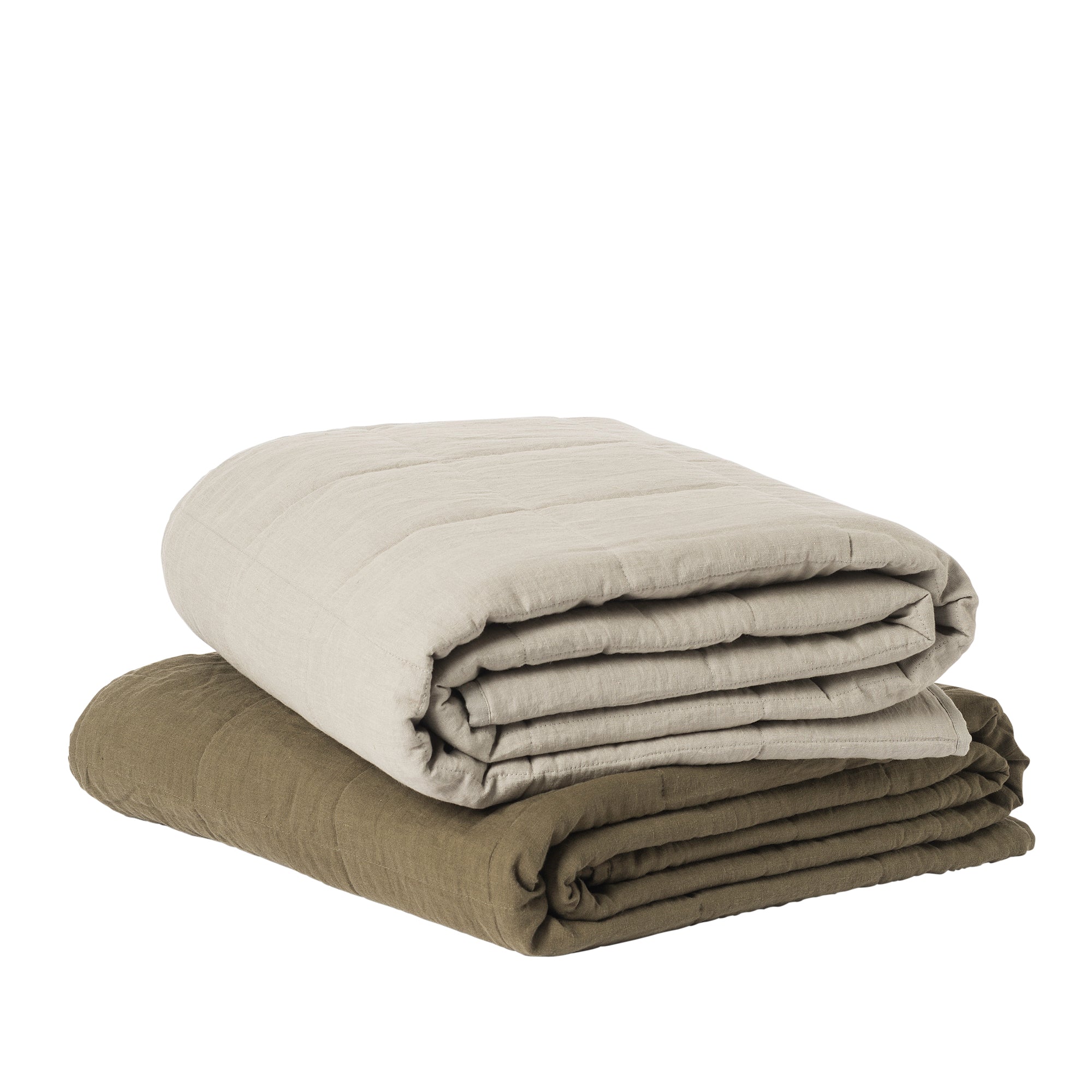 citta linen quilted blanket