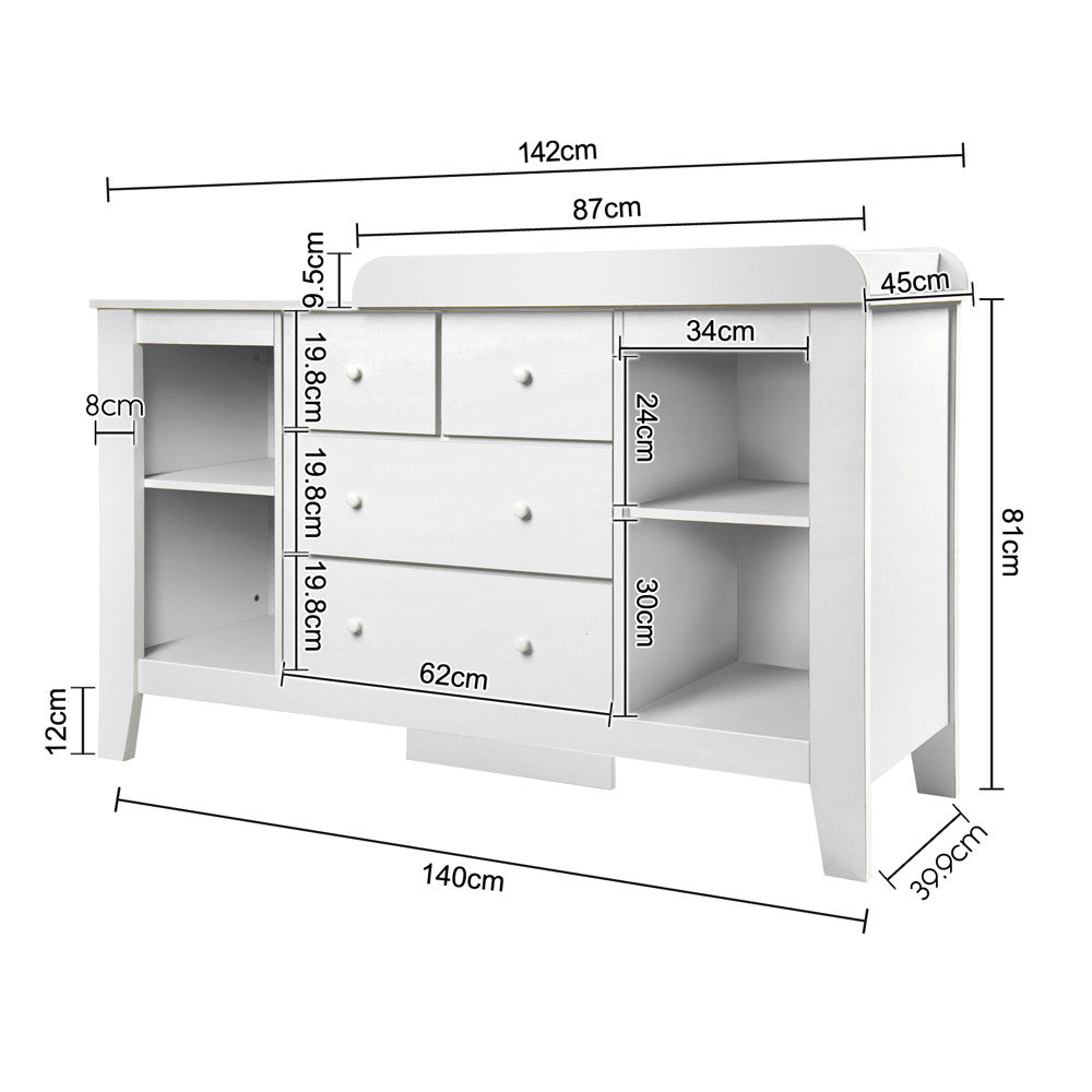 baby changing cupboard