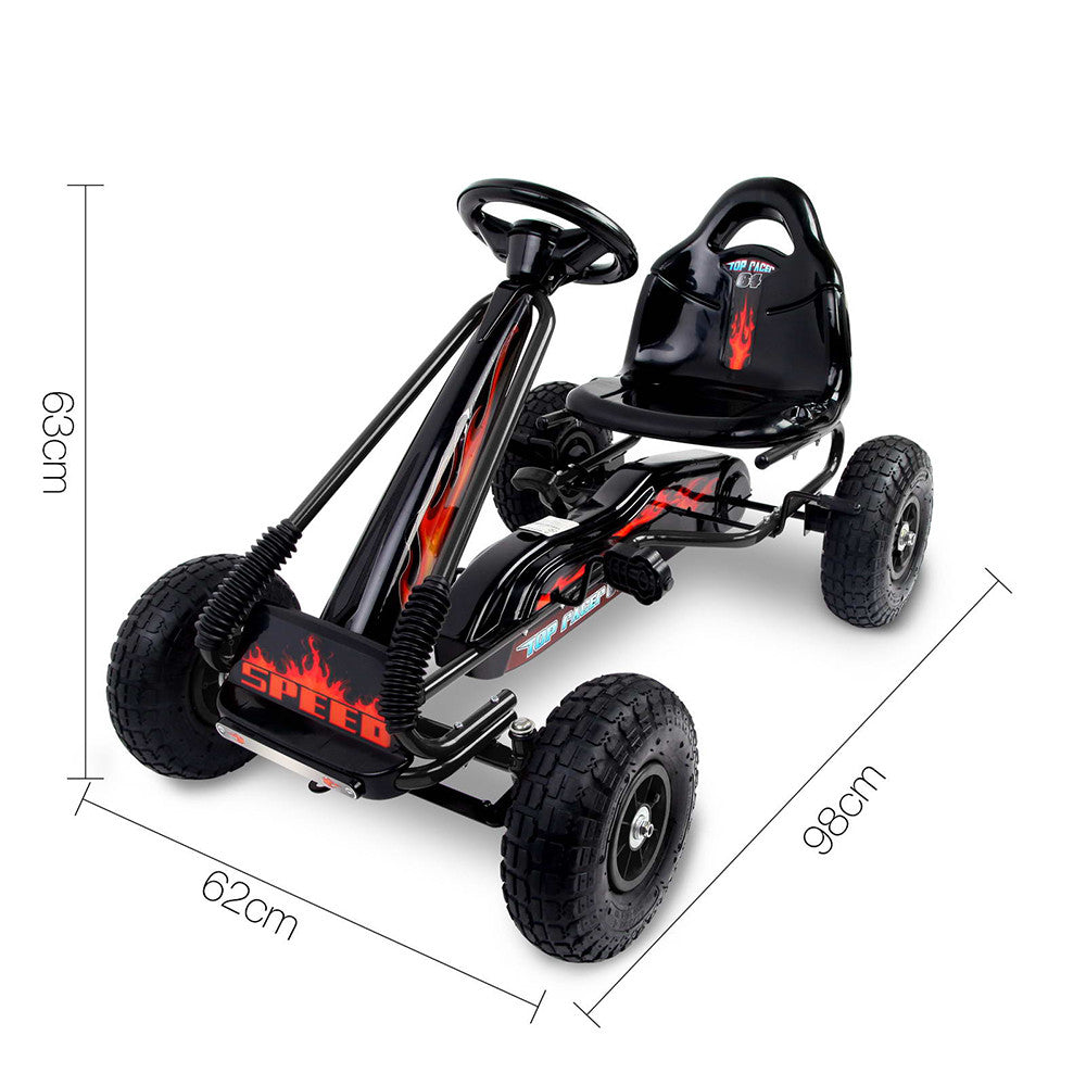 kids racing go kart