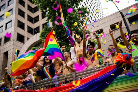 confetti for atlanta pride parade 