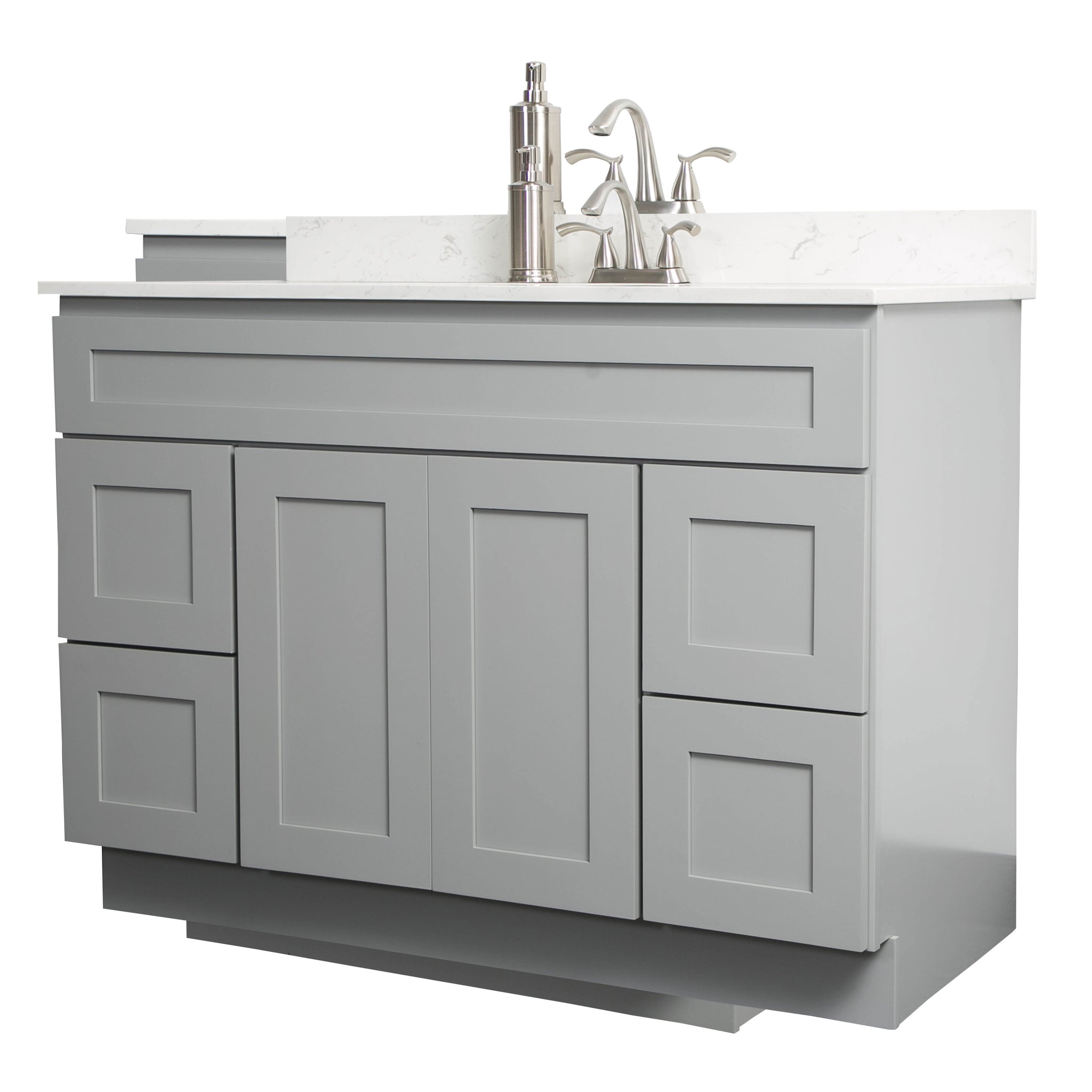 V4821D 48 Vanity With Drawer White Shaker United Cabinetry   GS48 Fce46c9d 5b37 420e 9760 4e07a9b4a820 1024x1024@2x 