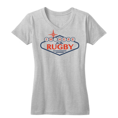 I'm Here For The Rugby Sign Women's V