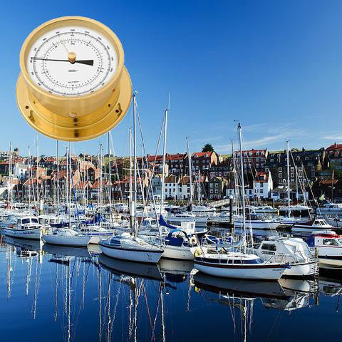 nautical barometers and tide clocks