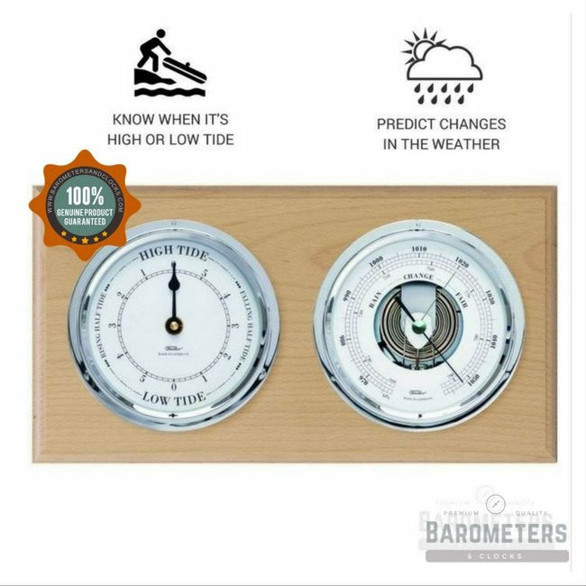 Tide Clock & Barometer Combination