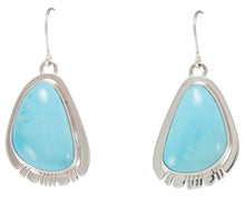 Load image into Gallery viewer, Navajo Native American Castle Dome Mine Turquoise Earrings SKU230661