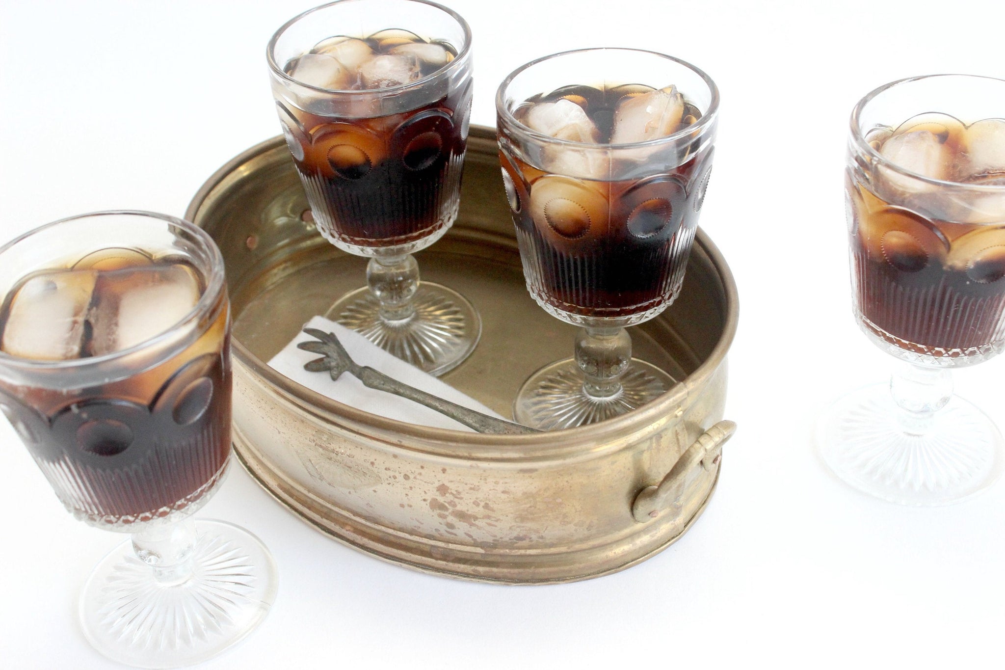 Yellow Drinking Glasses, Amber Glass Water Tumblers, Vintage Glassware -  Mendez Manor