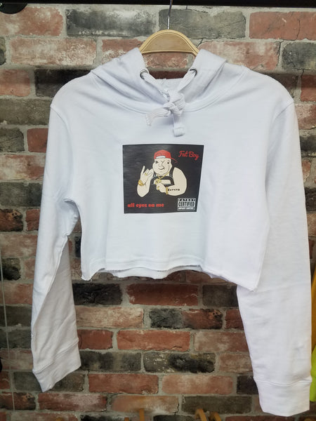 tupac cropped hoodie