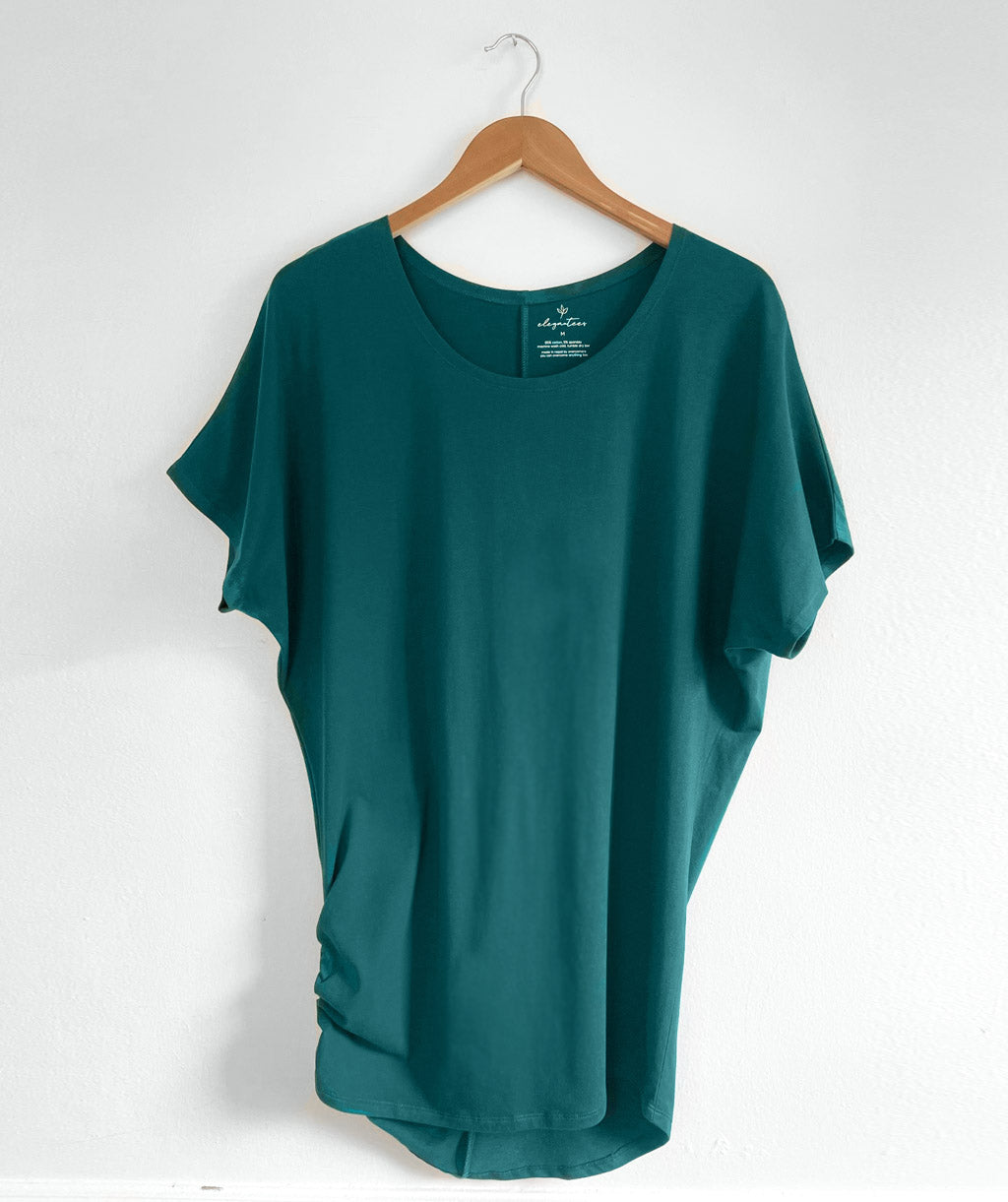 EMILY draped tunic in Shaded Spruce – Elegantees