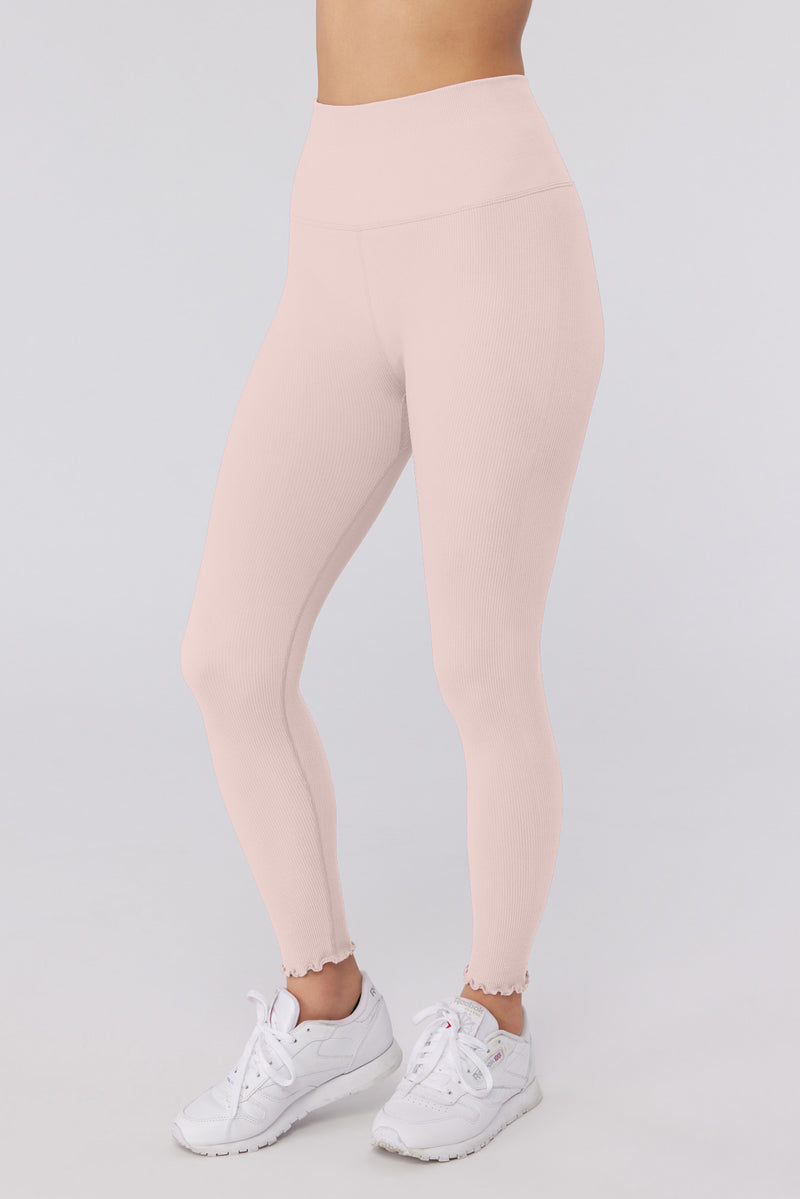 Love Sculpt 7/8 Seamless Ruffle Legging VINTAGE PINK – Spiritu...