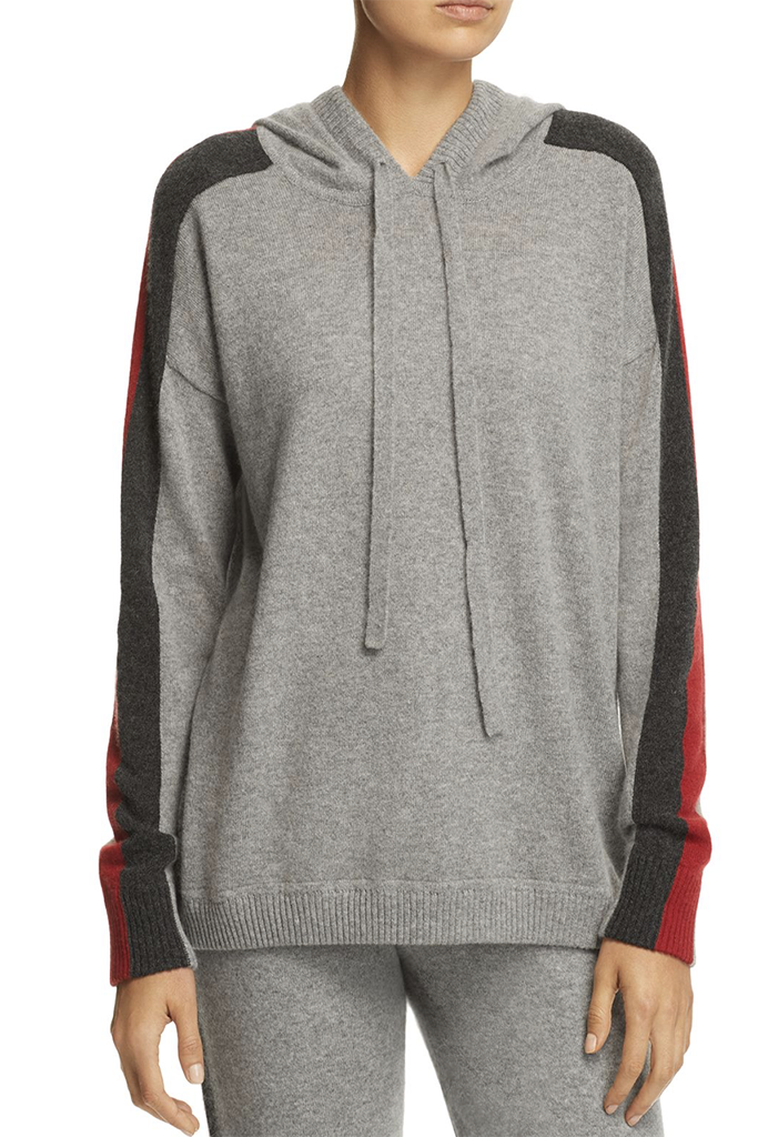 cashmere hooded sweatshirt