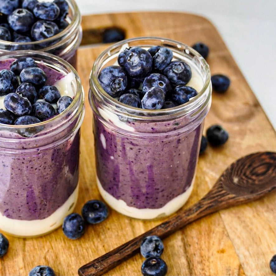 Blueberry Coconut Kefir Bowl