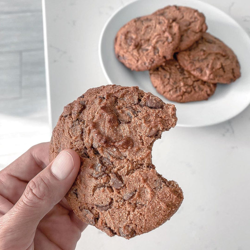 Vegan Salted Chocolate Chip Cookies