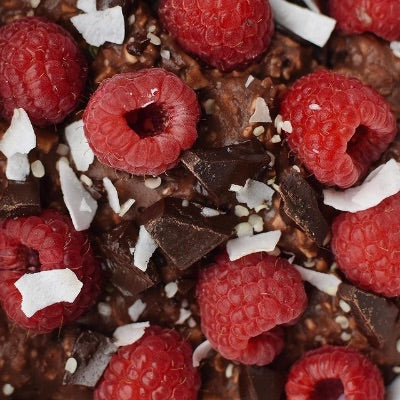 Chocolate Raspberry Oatmeal