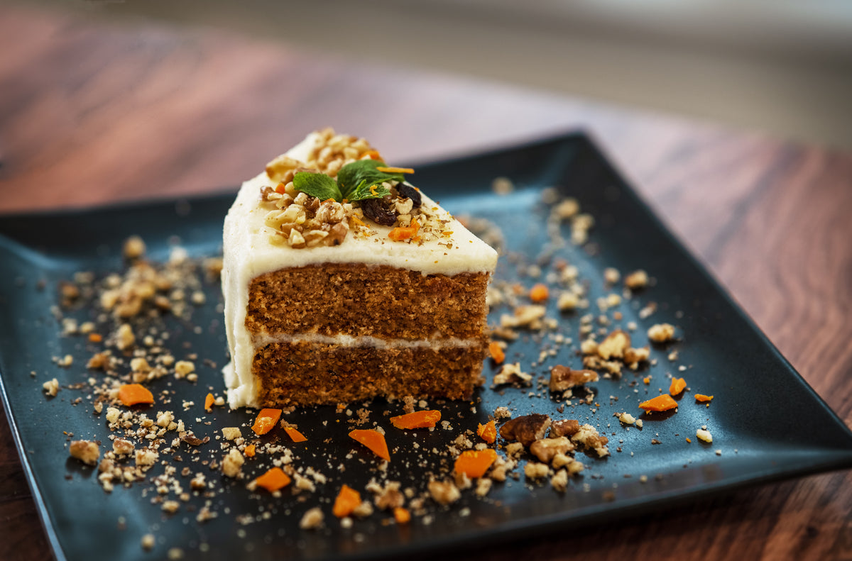 Vegan Carrot Raisin Cake