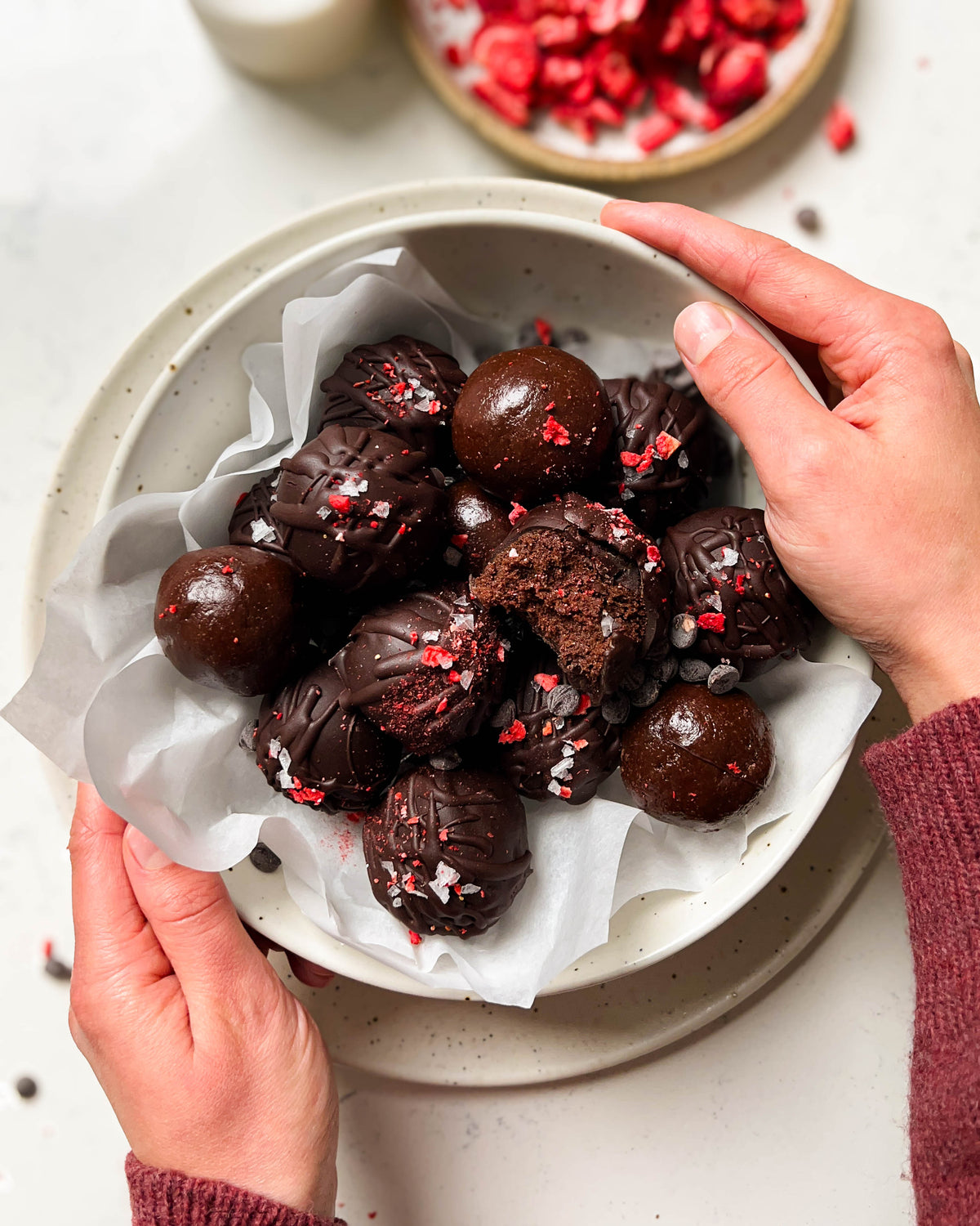 Healthy Chocolate Truffles