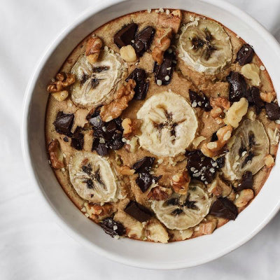 Banana Bread Baked Oats