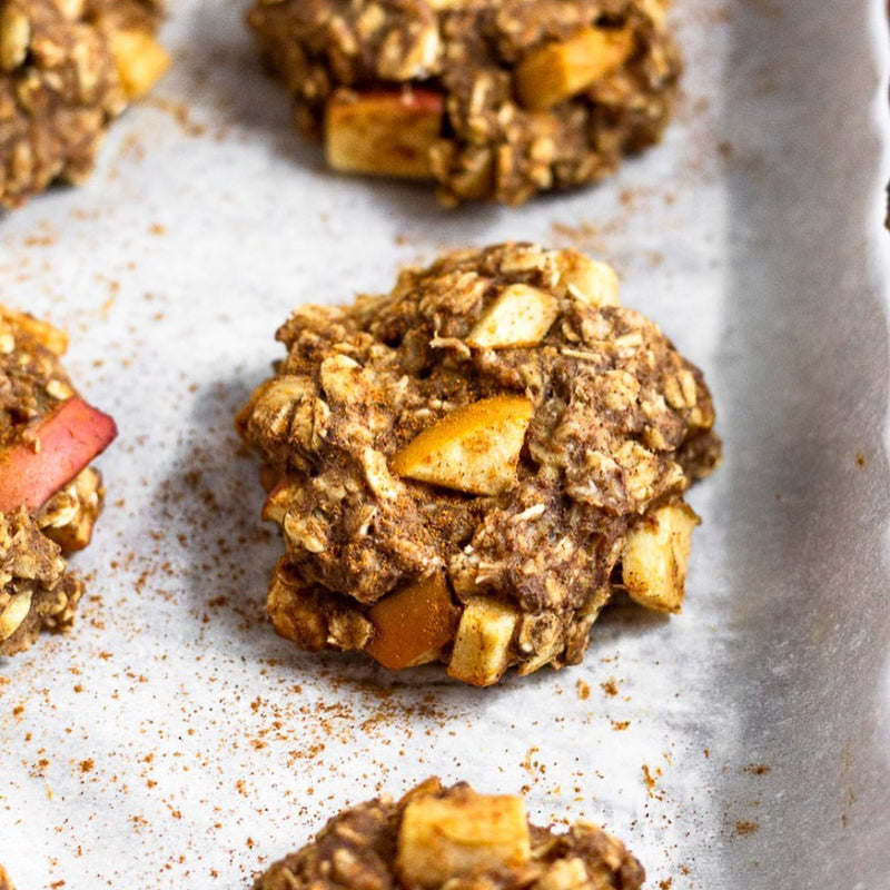 Apple Cinnamon Protein Cookies