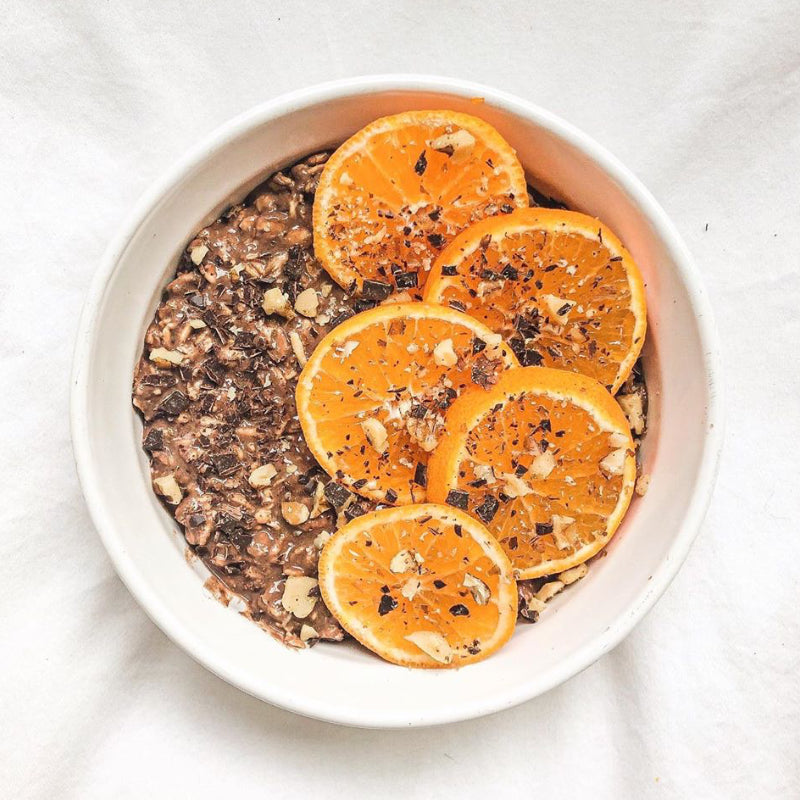 dark chocolate orange overnight oats