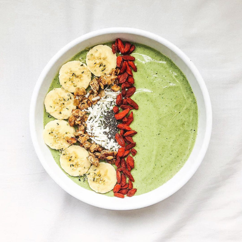 green smoothie bowl