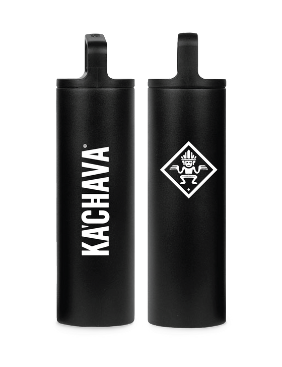 Black Ka'Chava Bottle - Front and Back