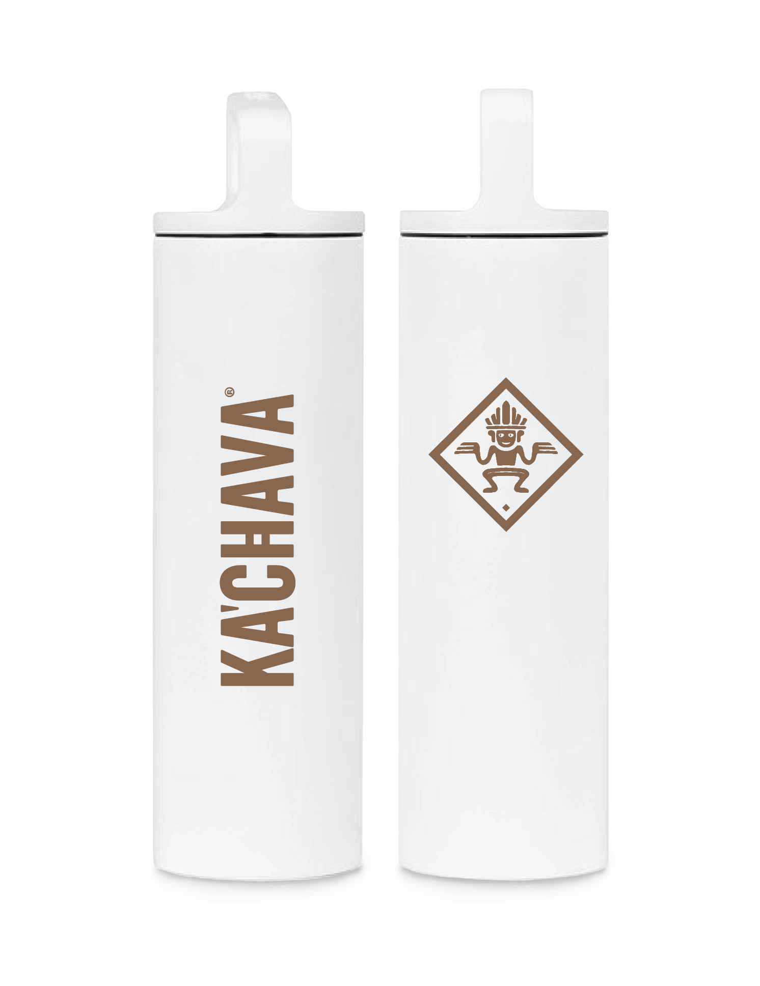 White Ka'Chava Bottle - Front and Back