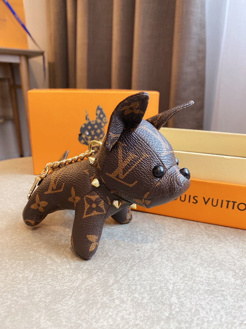 BN Authentic Louis Vuitton Dog Charm key chain, Women's Fashion, Bags &  Wallets, Purses & Pouches on Carousell