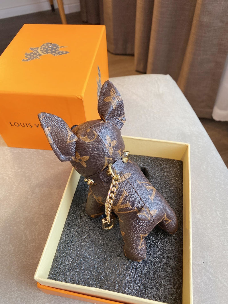 Louis Vuitton Dog Keychain