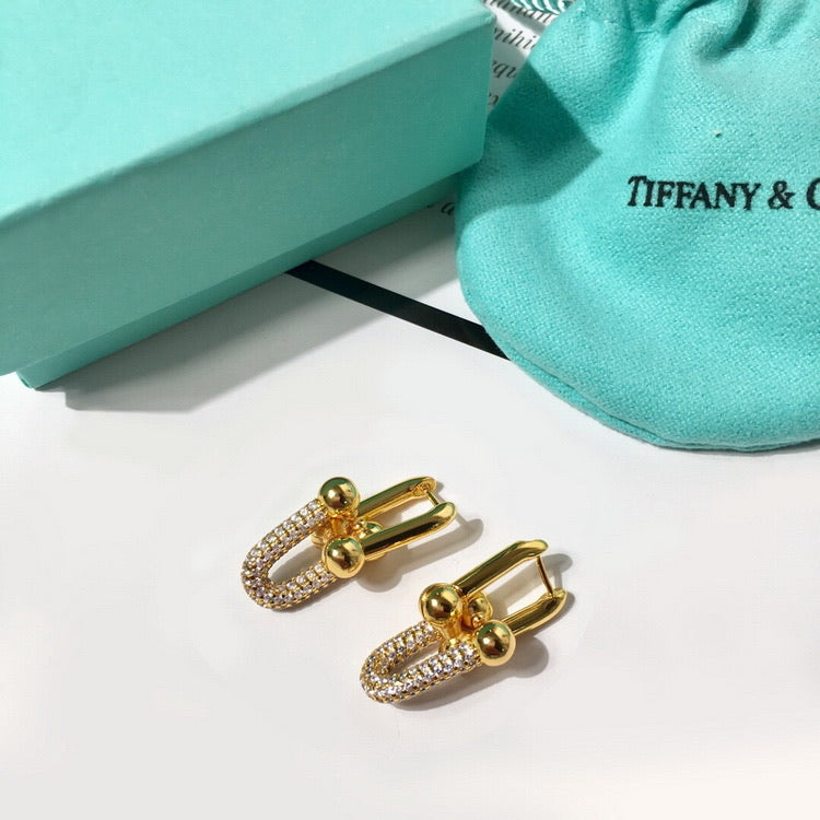 tiffany hardwear link earrings