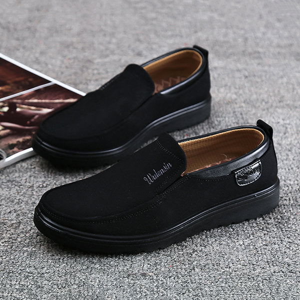 men large size old beijing style casual cloth shoes