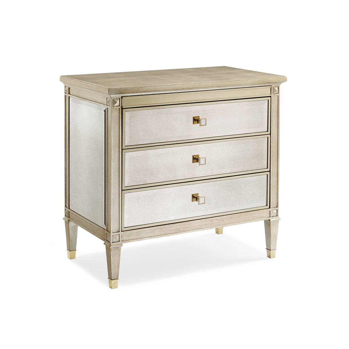 Cypress Mirrored Nightstand