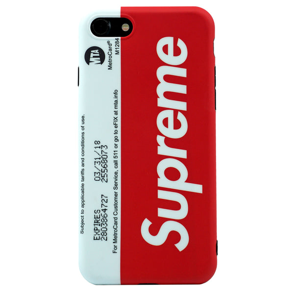 Supreme New York Metro Card iPhone 12 Pro Max Clear Case