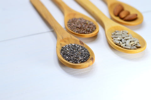 Chia seeds contain omega-3s. Photo by Miguel Á. Padriñán: Pexels.com