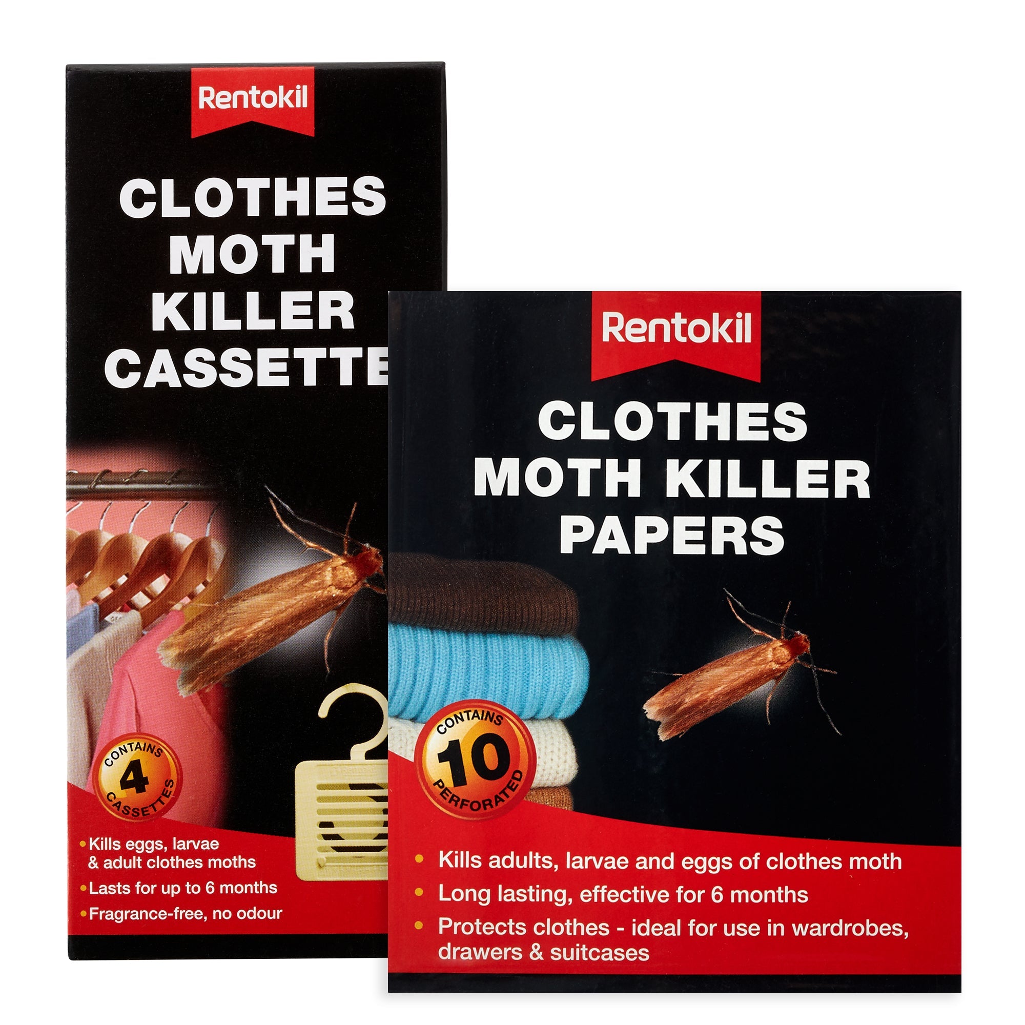 Rentokil Clothes Moth Killer Papers - 10 Pack – Phairs