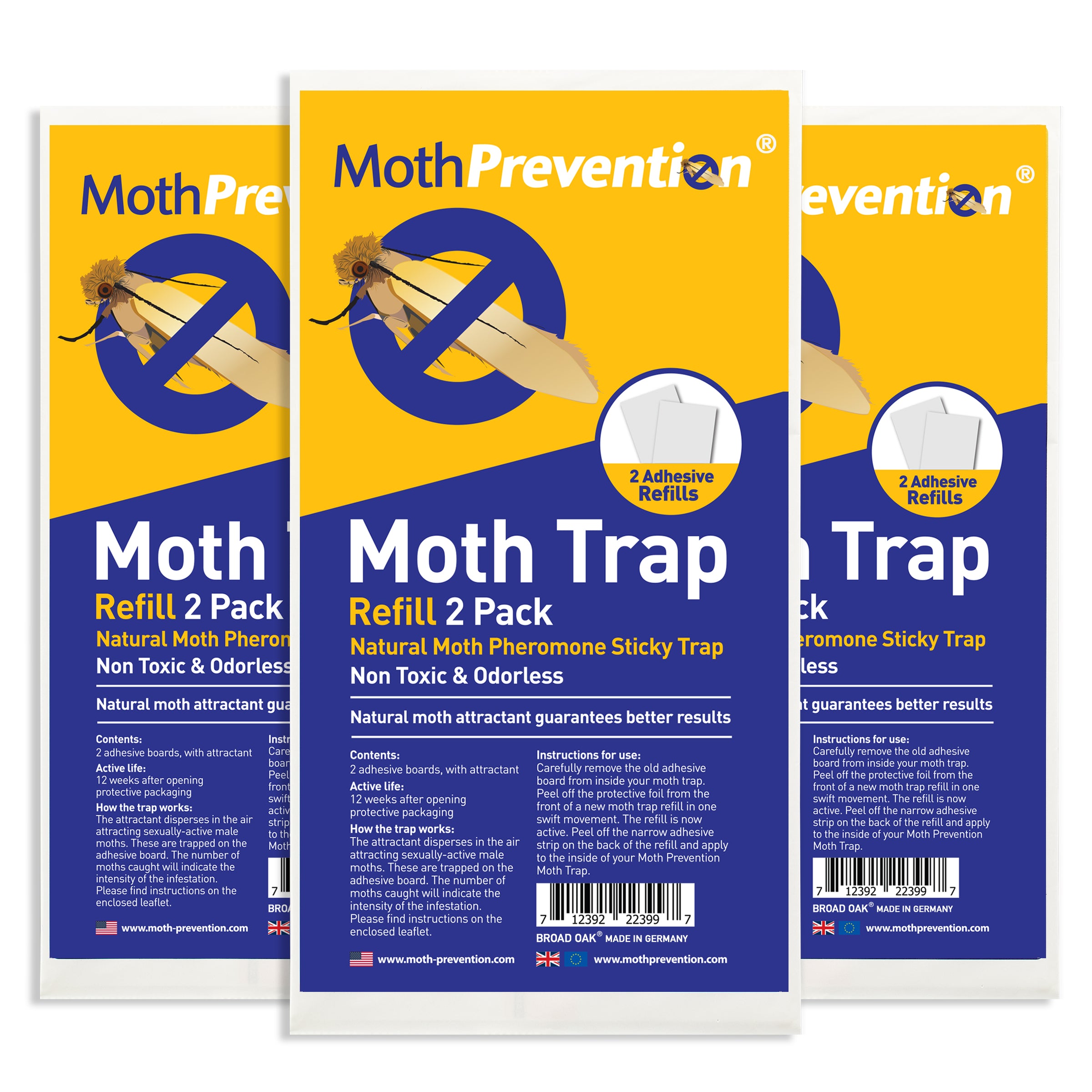 Clothing Moth Trap for Rug Hooking Wool