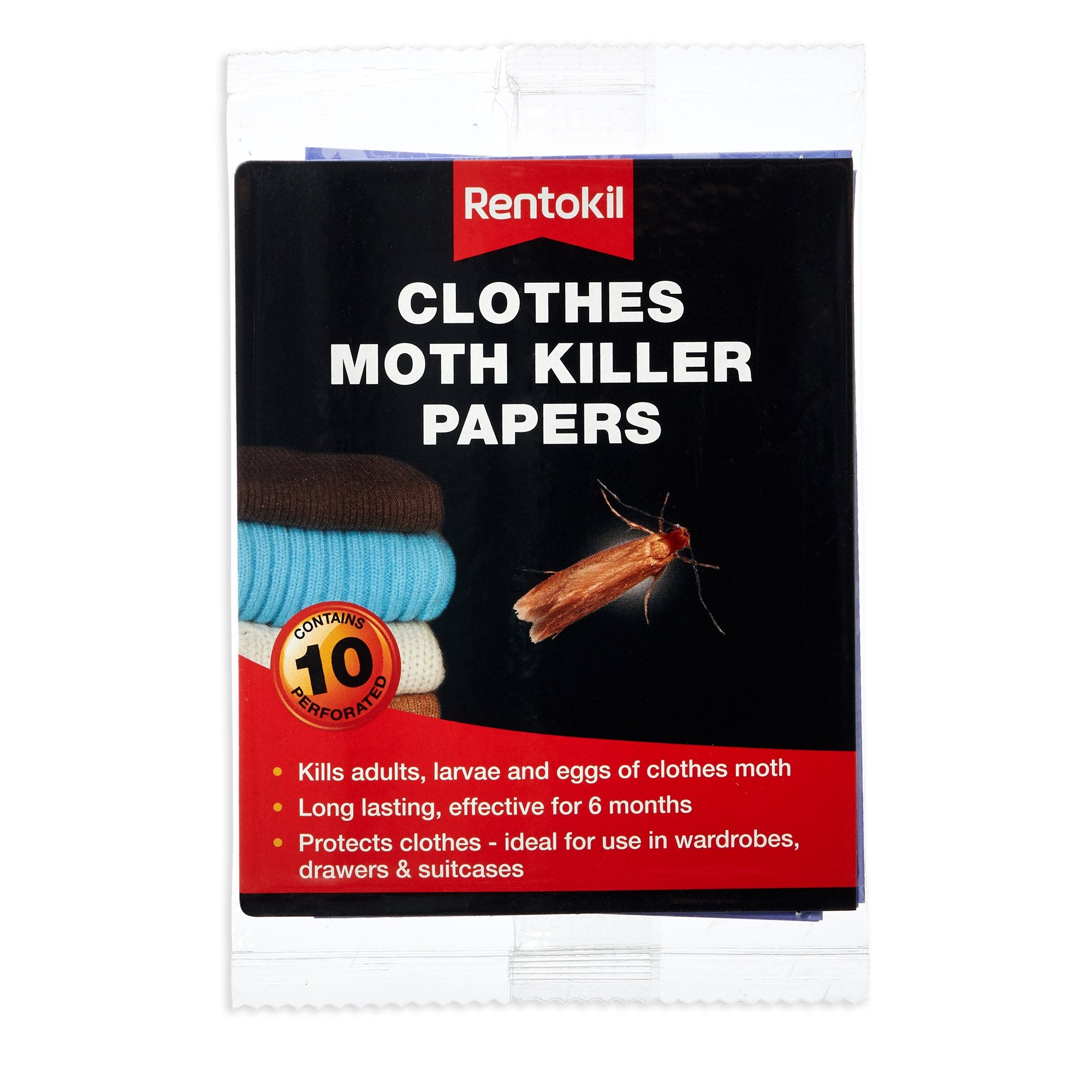 Zero In Clothes Moth Killer Strips Pack of 20