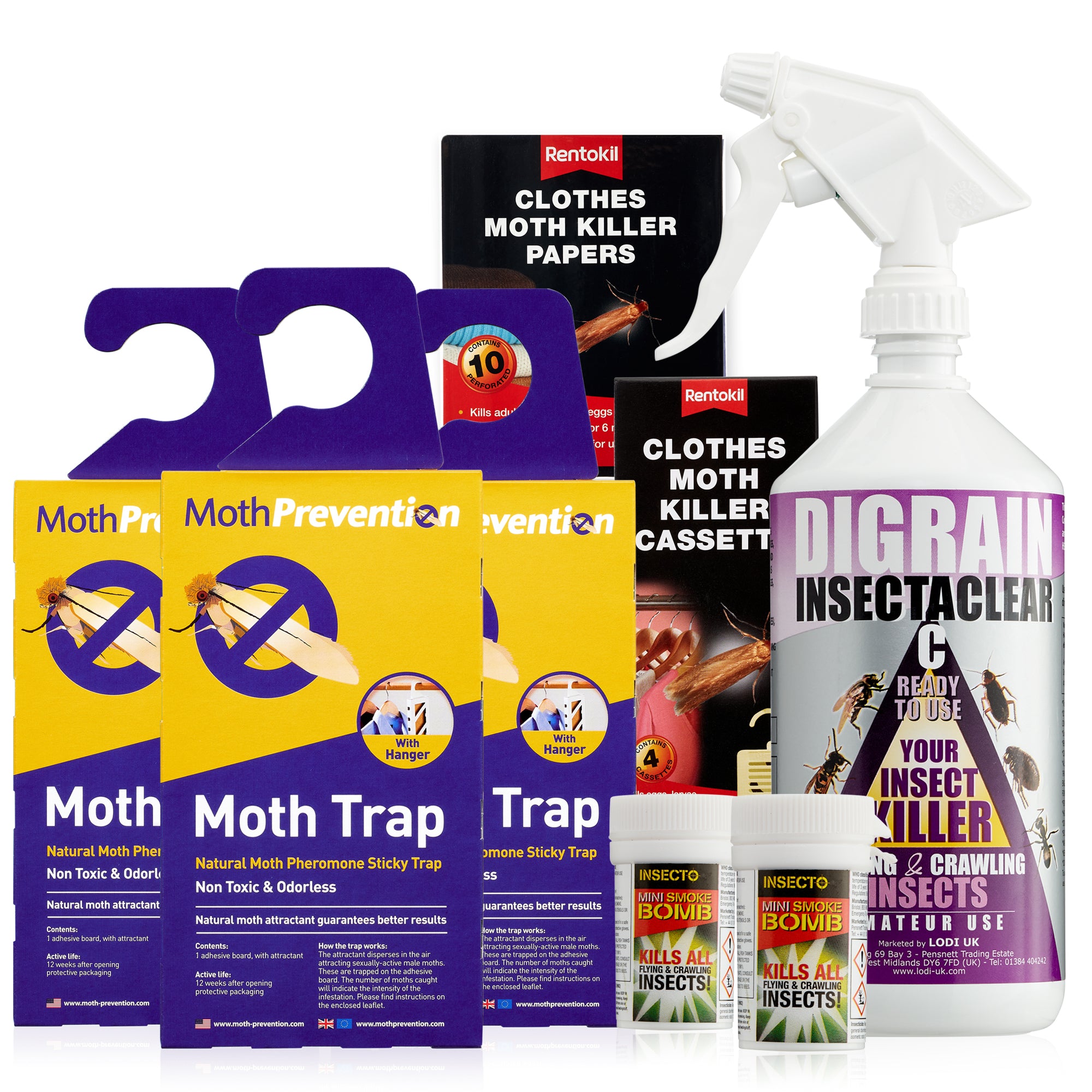 moth wardrobe protection pack