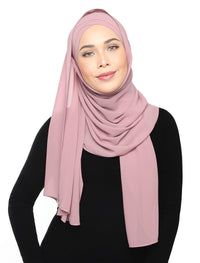 Lux Turban Chiffon Shawl - Blush