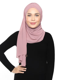 Lux Turban Chiffon Shawl - Blush