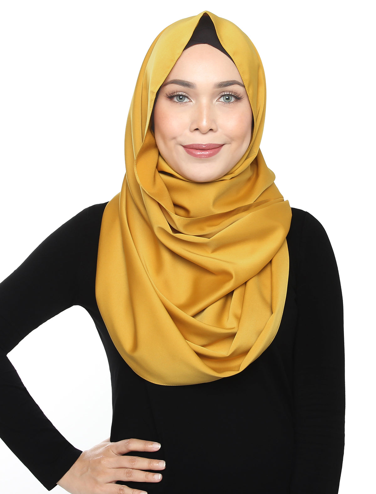 Silky Satin Snood Grande Nugget Gold ADLINA ANIS