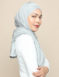 Lux Turban Soft Jersey - Light Grey