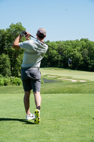 Man Playing Golf