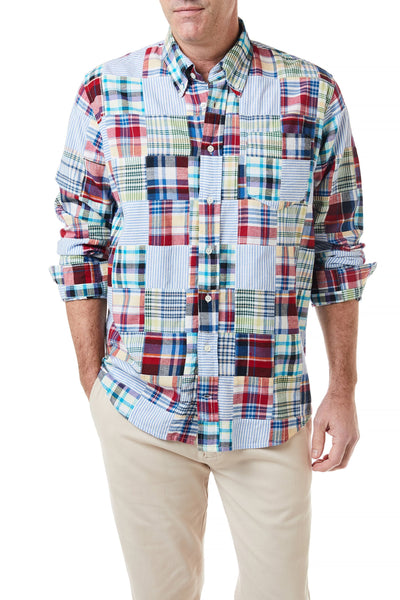 ssz madras patchwork shirt