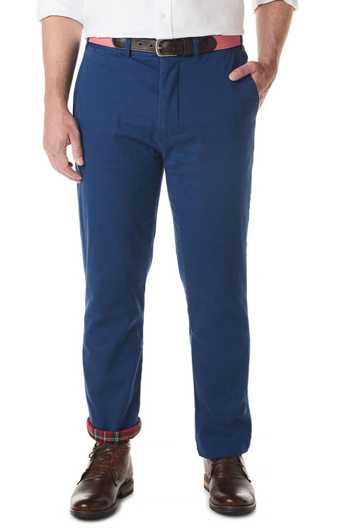 Flannel Lined Nantucket Navy Harbor Pant With Royal Stewart Tartan ...